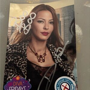 Signed by Drita from Mob wives at Mohegan Sun